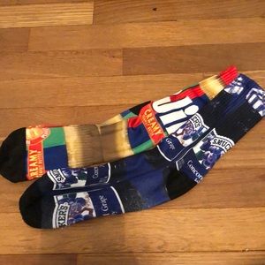 Peanut butter and jelly socks